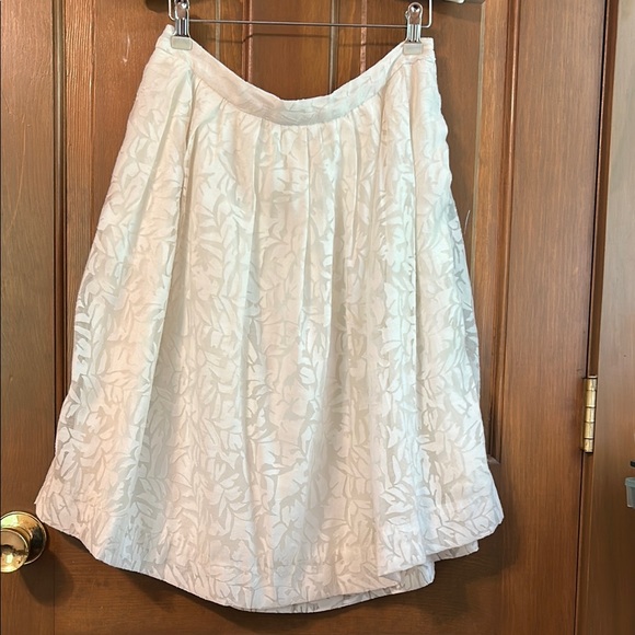 J. Crew Factory Dresses & Skirts - Elegant White Floral Lace Skirt from J.Crew Factory